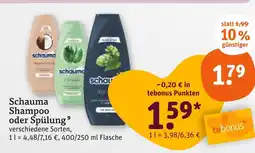 tegut Schauma shampoo Angebot