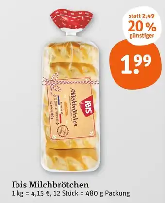 tegut Ibis milchbrötchen Angebot