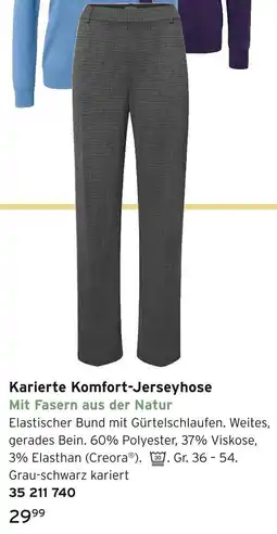 Tchibo Karierte komfort-jerseyhose Angebot
