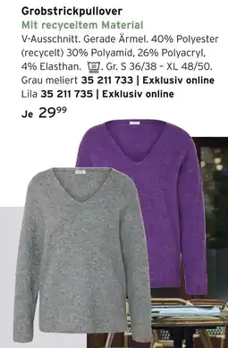Tchibo Grobstickpullover Angebot