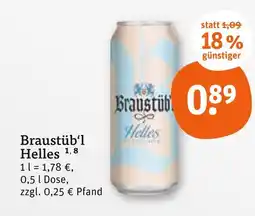 tegut Braustüb‘l helles Angebot