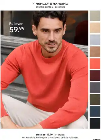 Peek & Cloppenburg Hamburg Finshley & harding pullover Angebot
