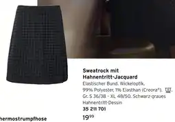 Tchibo Sweatrock mit hahnentritt-jacquard Angebot