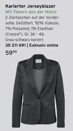 Tchibo Karierter jerseyblazer Angebot