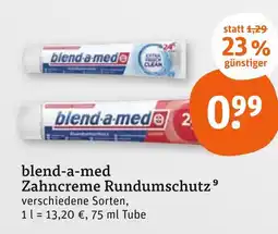 tegut Blend-a-med zahncreme rundumschutz Angebot