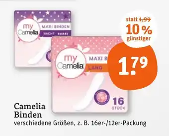 tegut My camelia binden Angebot