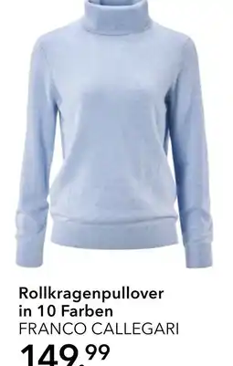 Peek & Cloppenburg Hamburg Franco callegari rollkragenpullover Angebot
