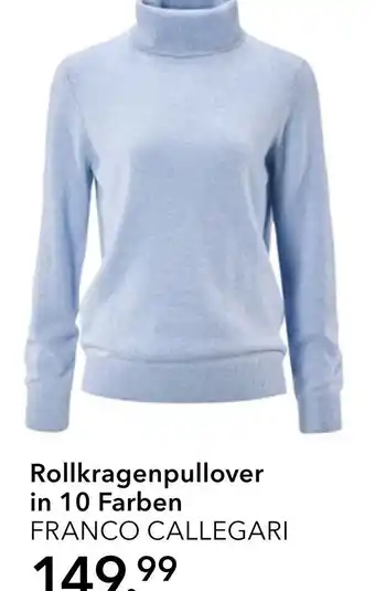 Peek & Cloppenburg Hamburg Franco callegari rollkragenpullover Angebot