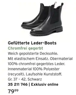 Tchibo Gefütterte leder-boots Angebot