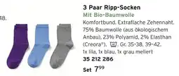Tchibo 3 paar ripp-socken Angebot