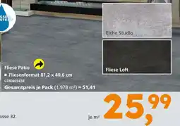 Globus Baumarkt Fliese patio Angebot