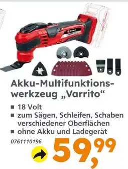 Globus Baumarkt Akku-multifunktionswerkzeug „varrito“ Angebot