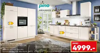 porta Pino einbauküche mf 43 magnolienweiß/terra taupe Angebot