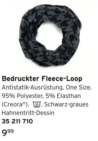Tchibo Bedruckter fleece-loop Angebot