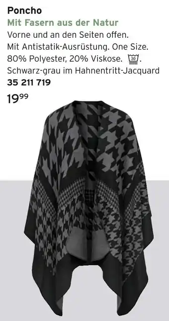 Tchibo Poncho Angebot