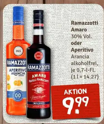 nahkauf Ramazzotti amaro 30% vol Angebot