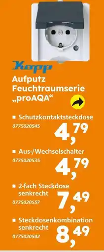 Globus Baumarkt Kopp schutzkontaktsteckdose Angebot