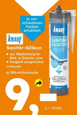 Globus Baumarkt Knauf sanitär-silikon Angebot