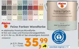 Globus Baumarkt Alpina feine farben wandfarbe Angebot