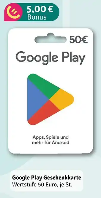 nahkauf Google play google play geschenkkarte Angebot