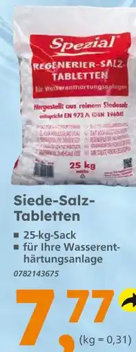 Globus Baumarkt Siede-salz-tabletten Angebot