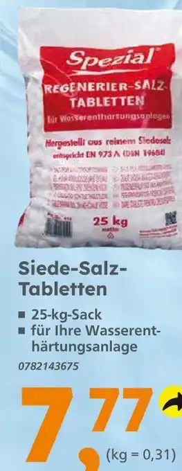 Globus Baumarkt Siede-salz-tabletten Angebot