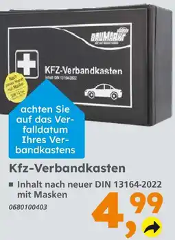 Globus Baumarkt Baumarkt kfz-verbandkasten Angebot