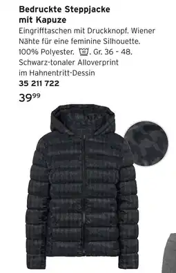 Tchibo Bedruckte steppjacke Angebot