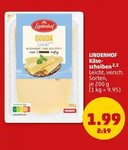 PENNY Lindenhof käsescheiben leicht Angebot