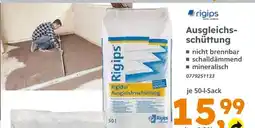 Globus Baumarkt Rigips rigips rigidur ausgleichsschüttung Angebot