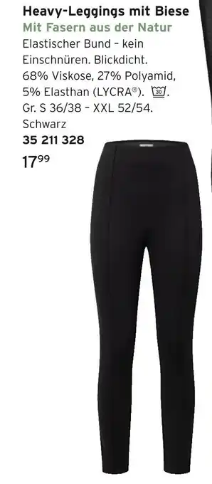 Tchibo Heavy-leggings mit biese Angebot
