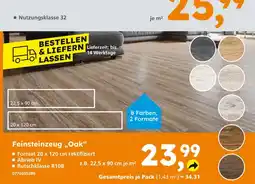 Globus Baumarkt Feinsteinzeug „oak“ Angebot