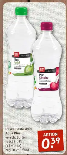 nahkauf Rewe beste wahl aqua plus plus apfel Angebot