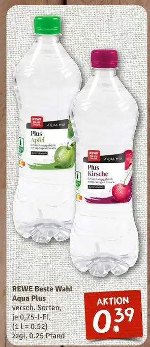 nahkauf Rewe beste wahl aqua plus plus apfel Angebot