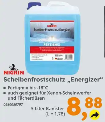 Globus Baumarkt Nigrin scheibenfrostschutz „energizer“ Angebot