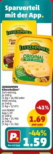 PENNY Leerdammer käsescheiben zart-würzig Angebot