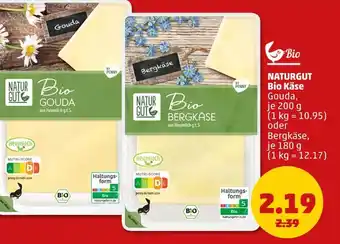 PENNY Bio käse gouda oder bergkäse Angebot