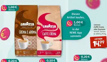 nahkauf Lavazza caffè crema oder espresso Angebot