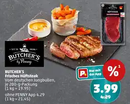 PENNY Butcher's by penny frisches hüftsteak Angebot