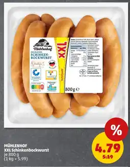 PENNY Mühlenhof xxl schinkenbockwurst Angebot