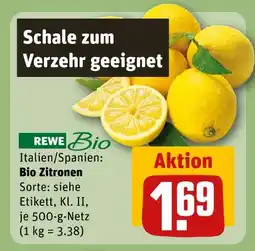 REWE Rewe bio bio zitronen Angebot