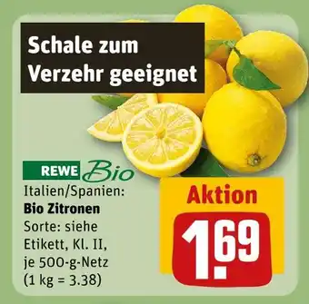 REWE Rewe bio bio zitronen Angebot