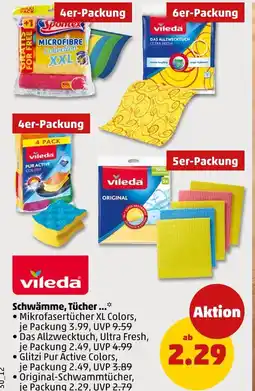 PENNY Vileda mikrofaser xl colors Angebot