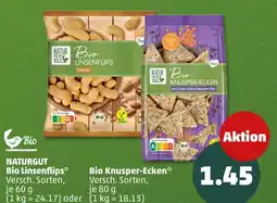 PENNY Naturgut bio linsenflips oder bio knusper-ecken Angebot