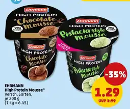 PENNY Ehrmann high protein chocolate mousse Angebot