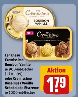 REWE Langnese cremissimo bourbon vanille Angebot