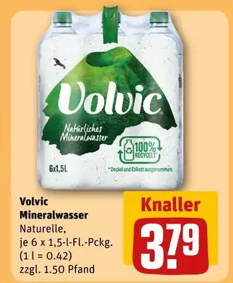 REWE Volvic mineralwasser naturelle Angebot