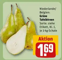 REWE Grüne tafelbirnen Angebot