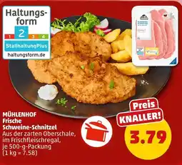PENNY Mühlenhof frische schweine-schnitzel Angebot