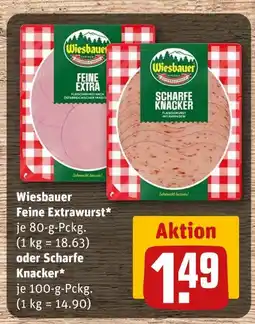REWE Wiesbauer feine extrawurst Angebot